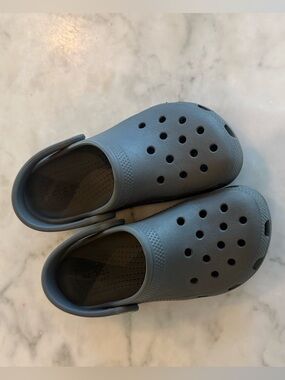 Kids Gray Crocs